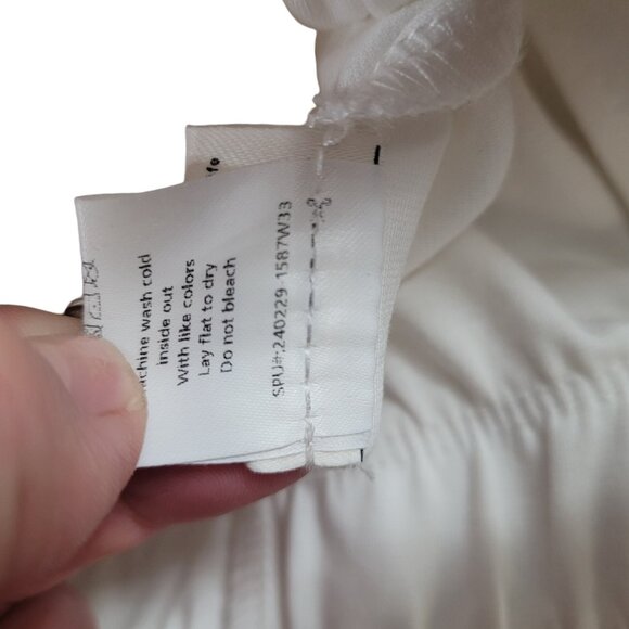 OGL Move White Pleated Cotton Blend Ponte Pickleball Tennis Skort Pocket‎ Size M - Picture 13 of 15